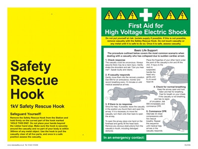 Safety Rescue Hook Station for 1kV hook
