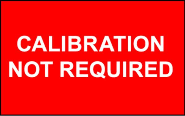 Elec Inspec Labels 25x40mmS/A vinyl Roll 250 Calibration not