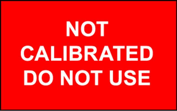 Elec Inspec Labels 25x40mm S/A vinyl Roll 250 Not Calibrated