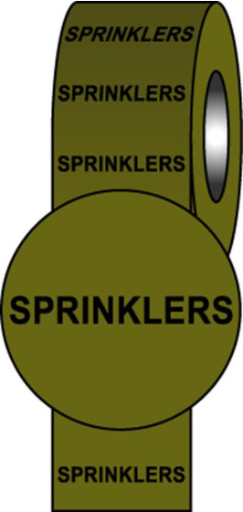  Pipeline Info Tape - 50mmx33m - Sprinklers 