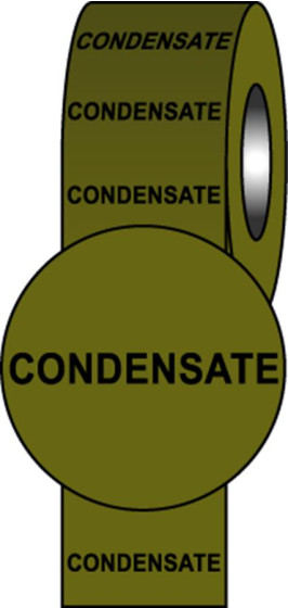 Pipeline Info Tape - 50mmx33m - Condensate