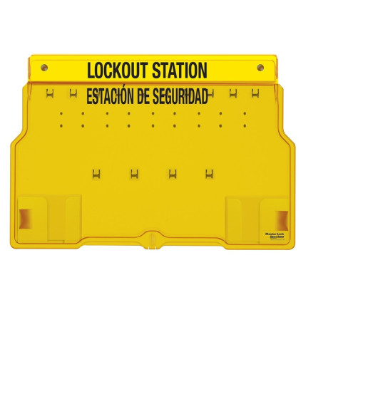 Lockout Station/hinged cover - station only