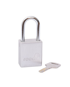 SILVER Aluminium Safety padlock keyed alike