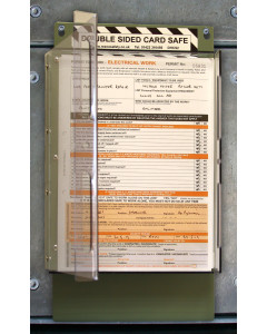 Card Safe - hinged for double side viewing