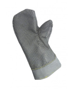 EDC ALUTHERM® Mitten chainmail covered 40cm long gloves (Pr)
