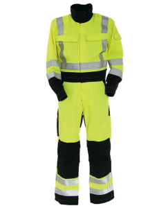 Arc Flash Non-Metal Two Tone High-Vis Coverall 9.5cal/cm2