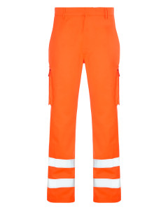 High vis orange arc flash trousers