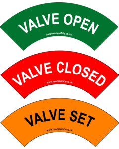 Self adhesive labels Open/Closed/Set