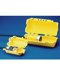 Industrial Large Plug Lockout Yellow