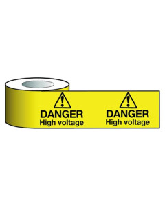  Barrier Warning Tape 75mmx100m Danger High Voltage 