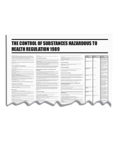 Control of Substances Hazardous to Health COSHH Wallchart