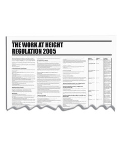 Work @ Height Regulations Wallchart