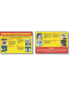 Lockout/Tagout Safety Pocket Guide- 'Know How to Lock Off Accidents'