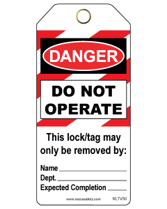 Do Not Operate Contractor Tags (25/pk)