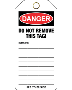 Verification Only Contractor Tags (25/pk)