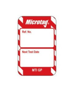 Microtag Inserts - Red - Pack of 20