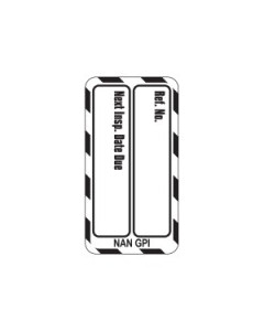 Nanotag Insert - White - Next Inspection - Pack of 10