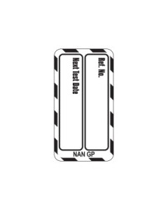 Nanotag Insert - White - Test Due - Pack of 10