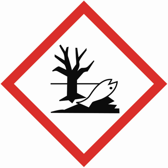 GHS ENVIRONMENTAL TOXICITY sign 100 x 100mm