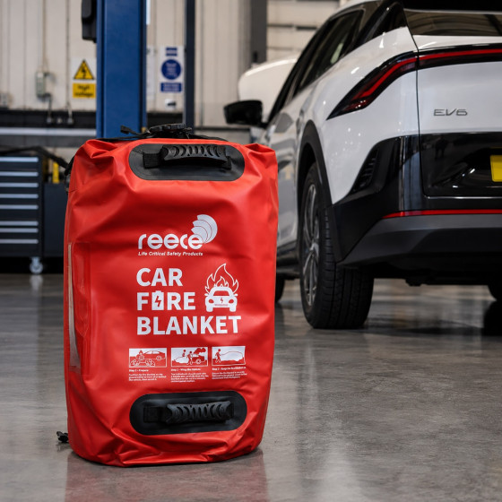 Reusable Electric/Hybrid Car Fire Blanket in 2 Sizes