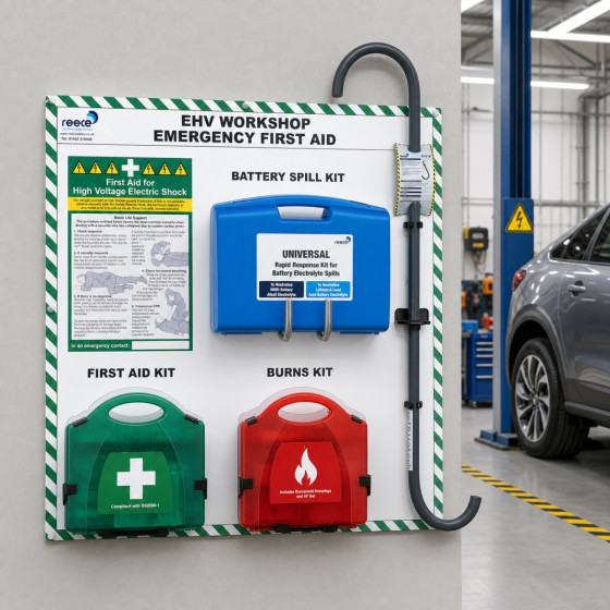 Electric & Hybrid Vehicle Emergency First Aid Station with 1KV Rescue Hook