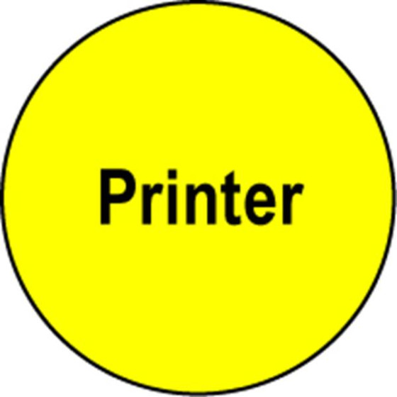 Plug Warning Labels - Printer