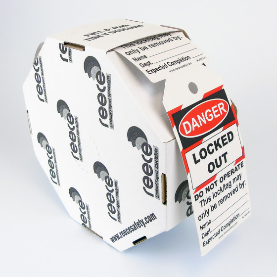 Locked Out - Do Not Operate - Roll Of 100