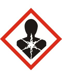 GHS HEALTH HAZARD sign 40mm x 40mm