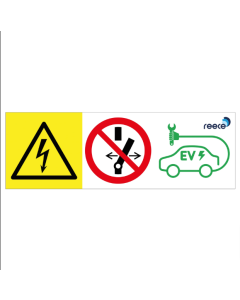 Magnetic sign pack for outside of vehicle x 2