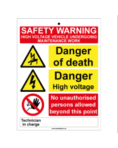 Car window warning safety sign with window sucker