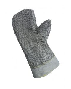 EDC ALUTHERM®  Mitten chainmail covered 40cm long gloves (Pr)