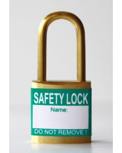 Green padlock labels