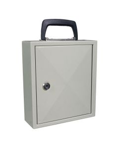 Portable Key Cabinet with 20 Adjustable key Hooks