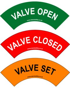  Self adhesive labels Open/Closed/Set for VS13 