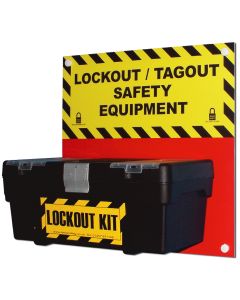 Lockout / Tagout Safety Equipment Box Holder