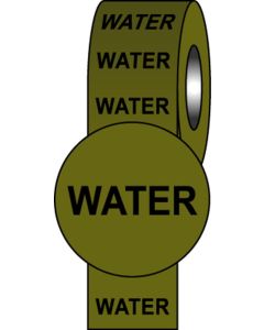  50mm width Pipeline Information Tape - water