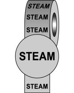  Pipeline Info Tape - 150mmx33m - Steam 