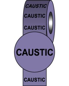  Pipeline Info Tape - 150mmx33m - Caustic 
