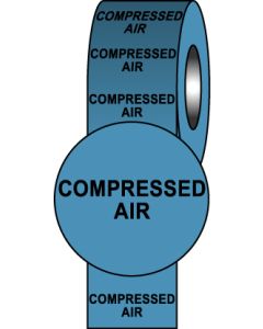  Pipeline Info Tape - 150mmx33m - Compressed Air 