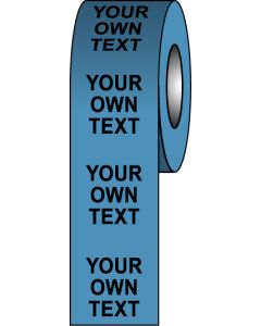 50mm x 33m custom pipe tape (per roll)