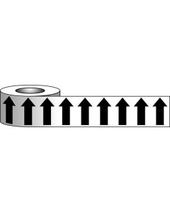  50X33M BLACK ARROW ON WHITE 