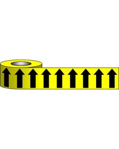  50X33M BLACK ARROW ON YELLOW 
