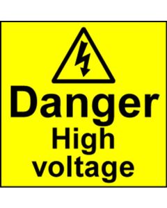 Electrical Safety Labels - HIgh Voltage