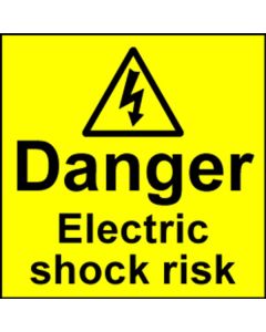 Electrical Safety Labels - Electric Shock Risk