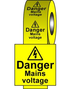 Safety Labels - Mains Voltage