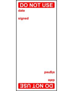 Write on Cable Marking Labels - Do Not Use