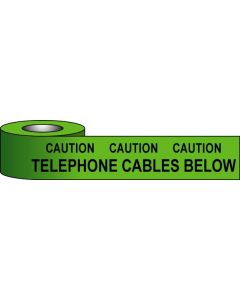 Underground warning tapes - Telephone Cables