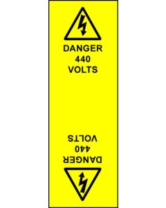 Electrical Cable Marking Labels - 440Volts