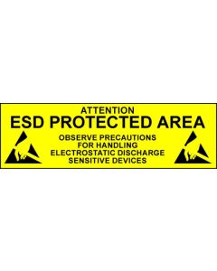 Electrostatic Labels - ESD Protected Area