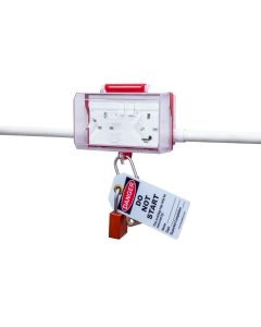 Double Socket Lockable Cover 